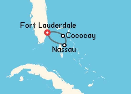 Itinerario del Crucero Caribe desde Fort Lauderdale Royal Caribbean