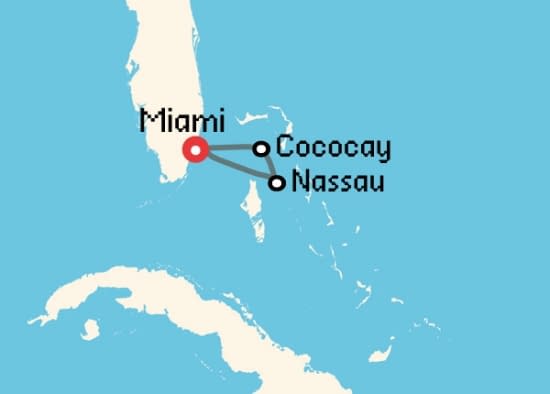 Itinerario del Crucero Caribe desde Miami Royal Caribbean